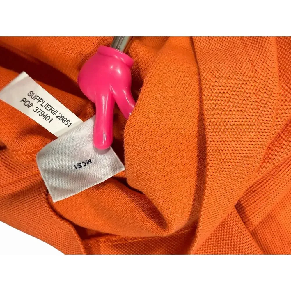 Polo Ralph Lauren Prime Stretch Mesh Polo Shirt Men’s XXL Orange Classic Fit